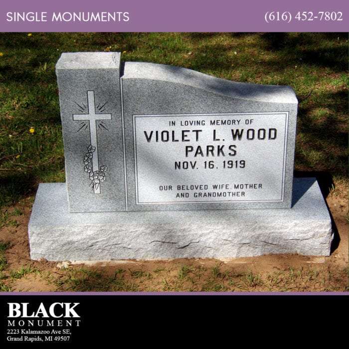 Parks Memorial - Black Monument